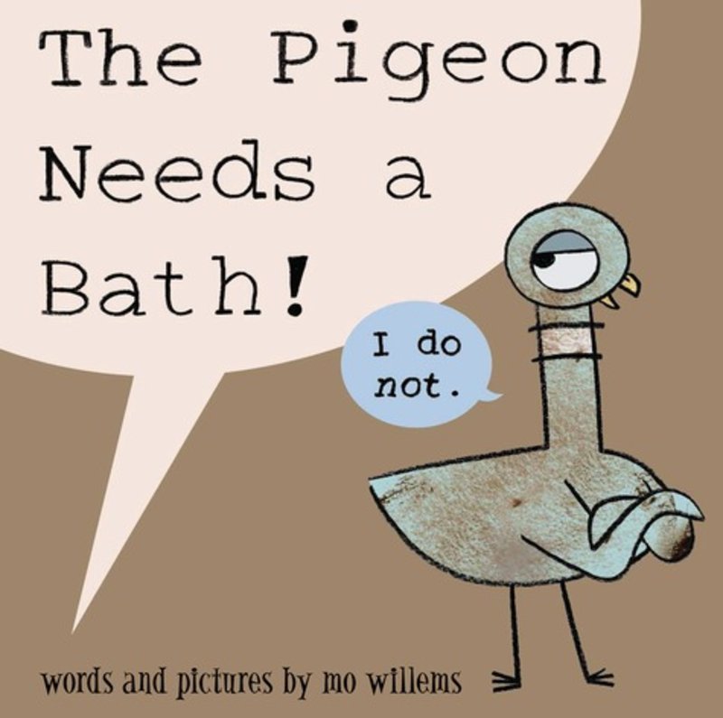 The pigeon needs a bath