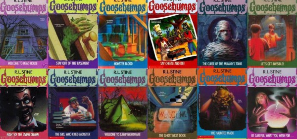 goosebumps collection of jacket covers