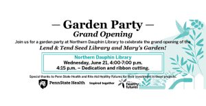 Join us for a Garden Party